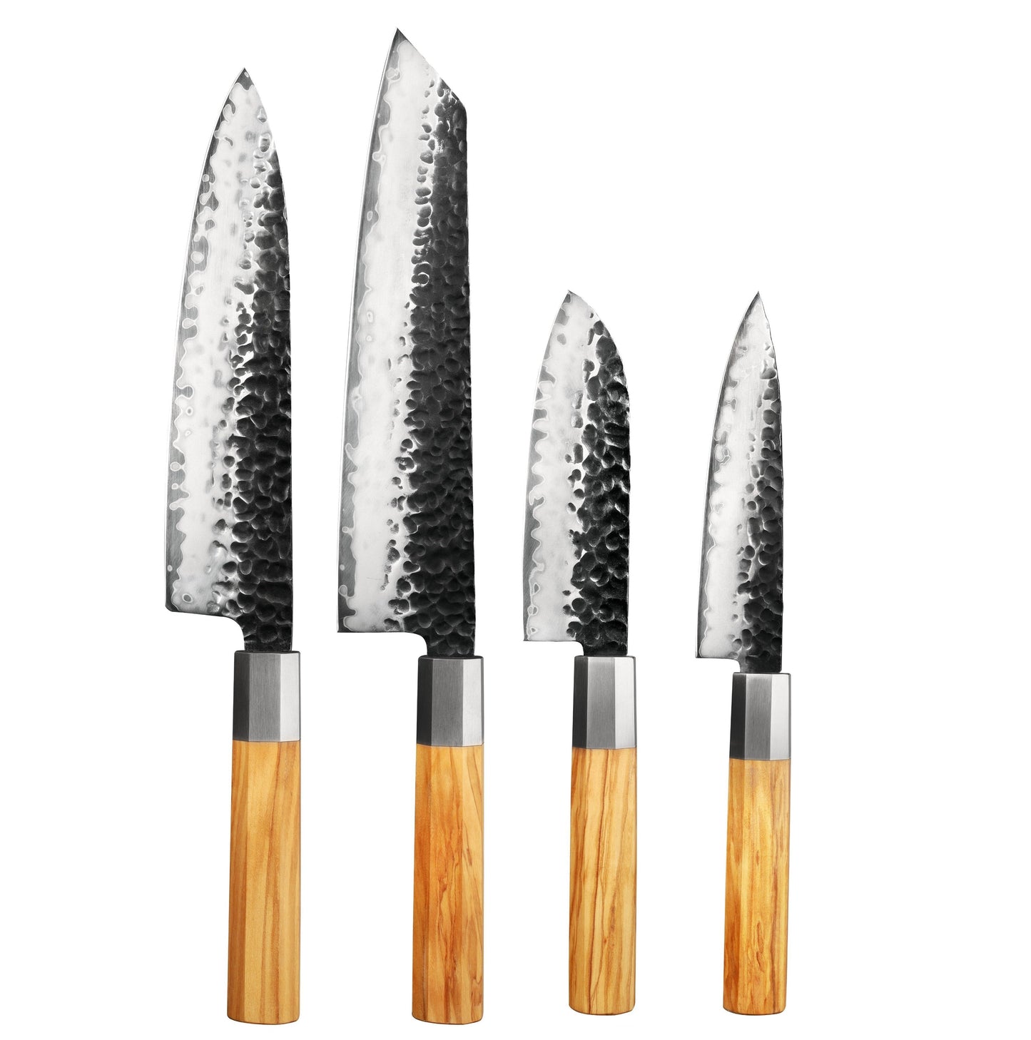 Olive wood 4-osainen setti