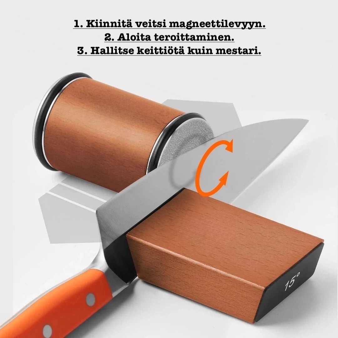Rullaava veitsenteroitin